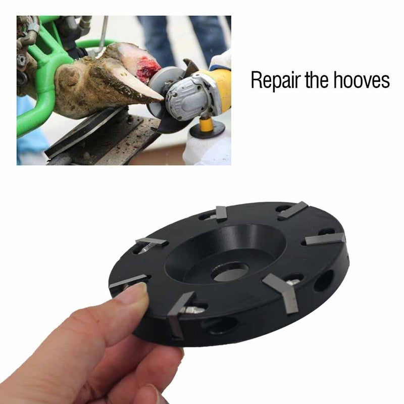 Cow Cattle Hoof Trimming Cutter Livestock Sheep Foot Blade Trimmer Disc Pla