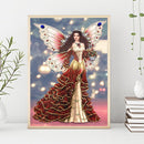 5D DIY Special Shaped Diamond Painting Beauty Cross Stitch Kit Bedroom Decor