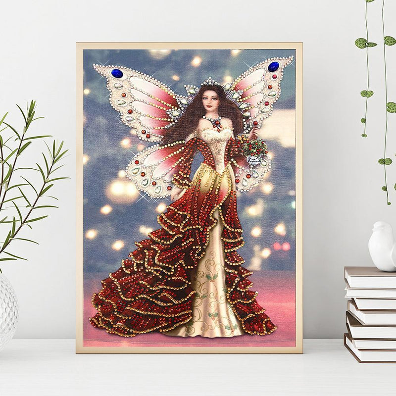 5D DIY Special Shaped Diamond Painting Beauty Cross Stitch Kit Bedroom Decor