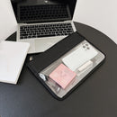 Fashion Letter Clutch Bag Transparent Cosmetic Bag PVC Travel Make Up Organizer