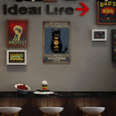 Lunar Eclipse Cat Retro Metal Plate Tin Sign Plate for Bar Pub Club Cafe Crafts