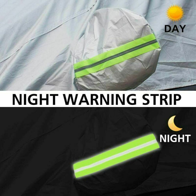 with Night Reflective Strips Auto Snow Cover Car Windscreen Mirror Shield Cover