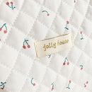 Women Cosmetic Bag Portable Make Up Pouch Floral Print Large Capacity for T