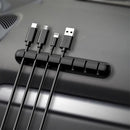 Silicone USB Cable Winder Tidy Management Clips Holder for Mouse Headphone