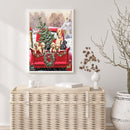 DIY 5D Mosaic Christmas Puppy Rhinestone Drawing Full Round Diamond Painting Kit