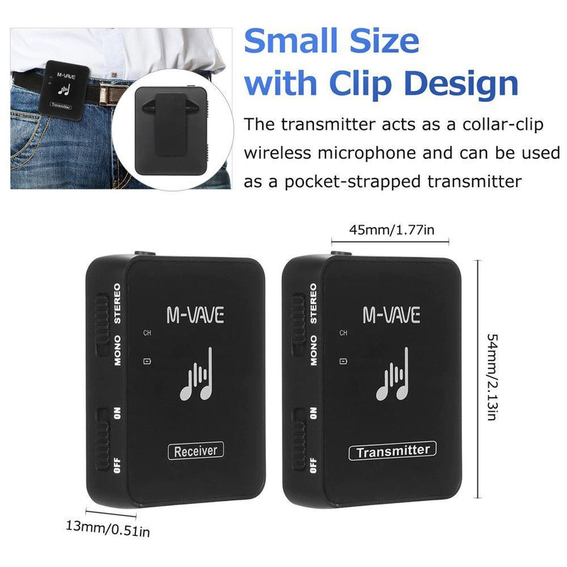 Wireless Earphone Monitor 2.4G Adapter USB Transmitter Music Audio Receiver