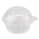 Disposable Plastic Cupcake Cases Set Cake Holders Boxes Reusable Muffin Cup