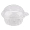 Disposable Plastic Cupcake Cases Set Cake Holders Boxes Reusable Muffin Cup