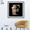 5D DIY Diamond Painting Flower Letter F Full Round Drill Mosaic Kit Wall Picture