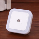 Auto LED Light Induction Sensor Control Bedroom Night  (White) ( EU Plug)