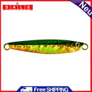 Metal Jig Spoon Luminous Shore Casting Sea Bass Fishing Lure Artificial Baits