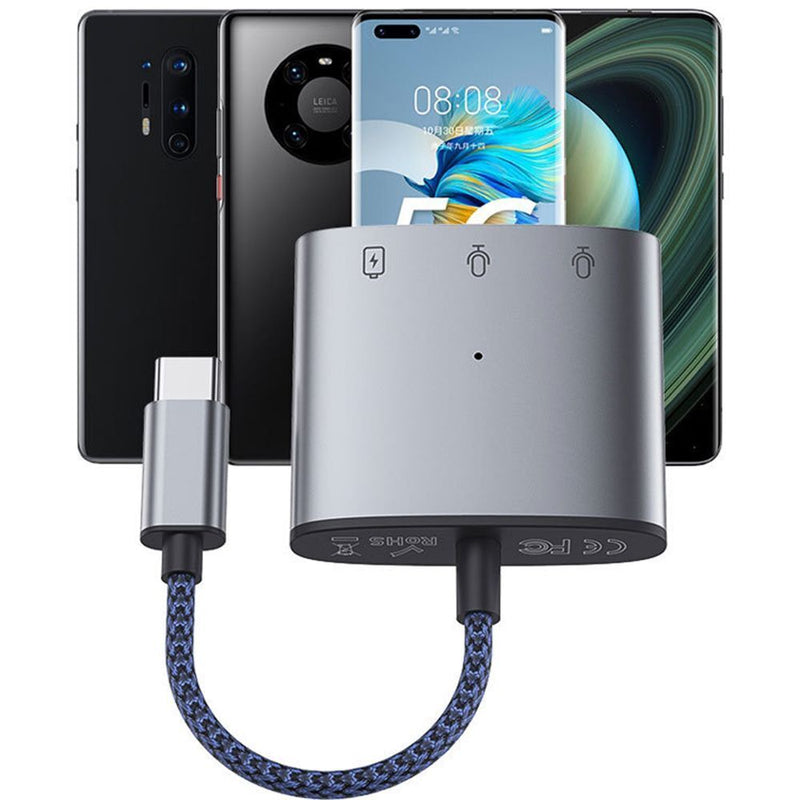 Voice Type-C Audio Adapter Earphone Jack USB C to 3.5mm Converter Cable