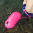 Inflatable Swimming Float Air Dry Bag PVC Buoy Water Sport Bag (Rose Red) Newly