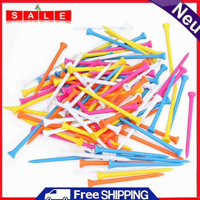 Neue 100Pcs gemischte Farbe Kunststoff leichte tragbare 100mm 5 verschiedene Far