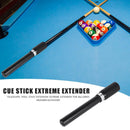 Telescopic Pool Cue Extension Extreme Extender for Billiards Snooker Access