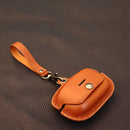 Leather Wireless Headset Protective Case Cover for Sony WF-1000XM4 (Brown) Newly