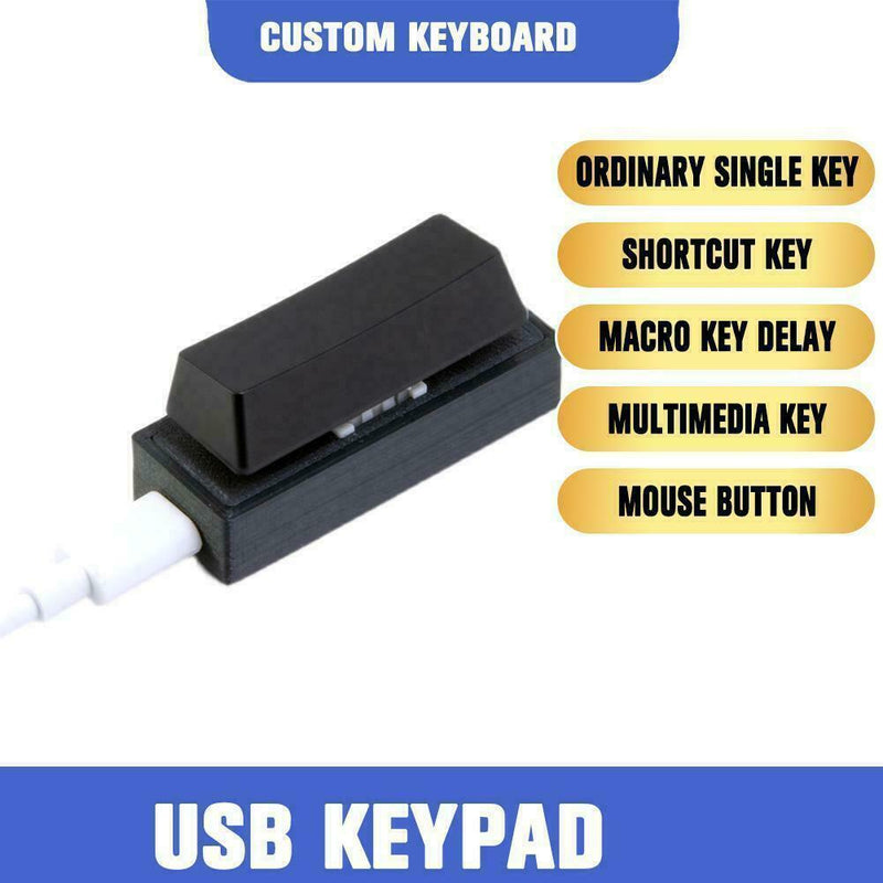 Spacebar Backspace Long single-key USB custom keypad M8O5