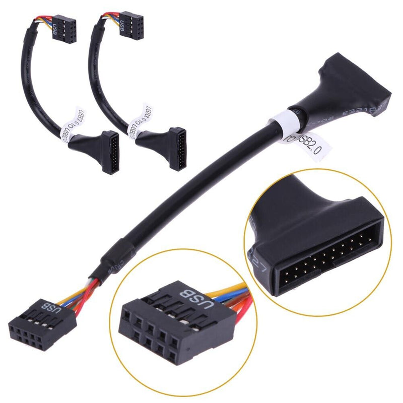 USB 3.0 Male USB 2.0 Female Cable Professional 20 Pin 9-Pin Computer