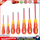 7pcs Insulated Screwdriver Set Slotted Cross Screw Driver for Repair Tool Newly