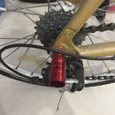 Bicycle Hub Quick Release Axis Rear Wheel Lamp Holder Cycling Part (Red) Newly