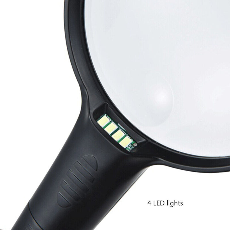 10X 20X Handheld Magnifying Glass Magnifier Glass Lens for Jewelry Inspection
