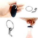 EDC Mini Stainless Steel Bottle Opener Keychain Camping Equipment Device