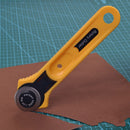 1 pc 28mm Circular Cut Yellow Roll Cutter Blade Patchwork Fabric Le
