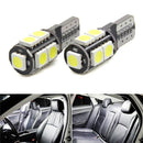Bulbs 5050 9SMD 12V Dome Map T10 W5W Car LED Reading Bulbs License Plate Light