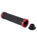 1pair Cycling Skid-Proof Grips Anti-Skid Plastic Bicycle Handlebar (Red)
