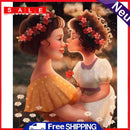 5D DIY Diamond Painting Full Round Drill Mother and Daughter of