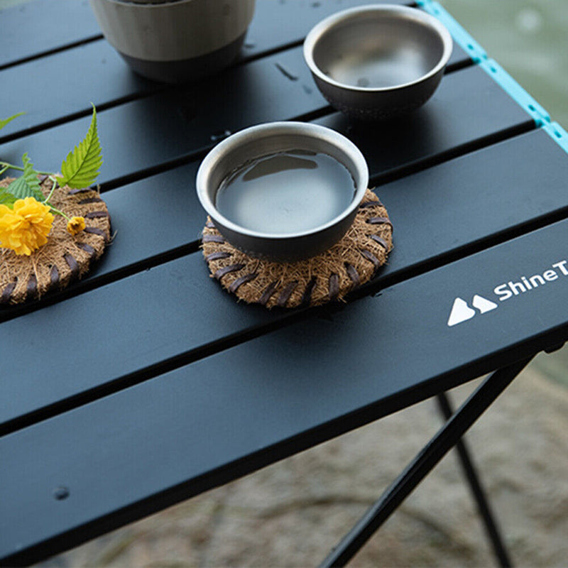 Aluminum Alloy Portable BBQ Desk Folding Table for Outdoor Folding Hiking Picnic