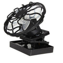 Rechargeable Solar Fan Cooling Desktop Table Collar Mini Portable Clip Fan