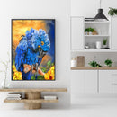Macaw Oil Painting By Numbers Canvas Art Drawing Kit DIY Home Bedroom Decor
