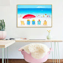 Painting By Numbers DIY Beautiful Beach Wall Picture Hand Painted Handwork