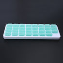 #A 31 Dividers Medicine Organizer Moisture-proof Grid Keyboard Vitamin Medicine