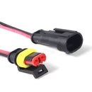 HID Fog Wire Connector Sealed Waterproof Electrical Plug Terminal Car SUV Boat