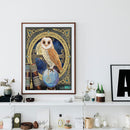 5D Diamond Painting Kit Owl Partial Special Shape Drill Rhinestone DIY Wall Arts
