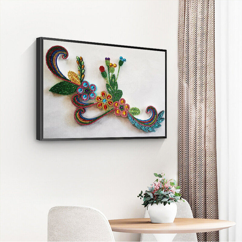Special-shaped diamond flowers and plants series home decoration