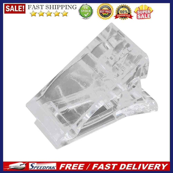 Transparent Manicure Art Builder Clamps Nail Tips Clips for False Nail Fixa