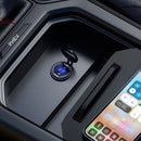 PD 45W Dual USB Ports Car Charger LED Voltmeter Quick Charge Adapter (Blue)