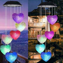 Wind Chimes Solar Powered LED Colorful Light Hanging DIY Garden Party Deco E6B4