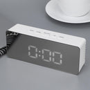 TS-S69 Multifunction Digital LED Mirror Clock Alarm with Temperature Snooze