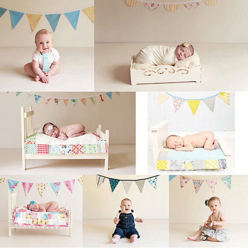 12 Flags 3.2m  Cotton Birthday Party Wedding Pennant Bunting Banner Decor