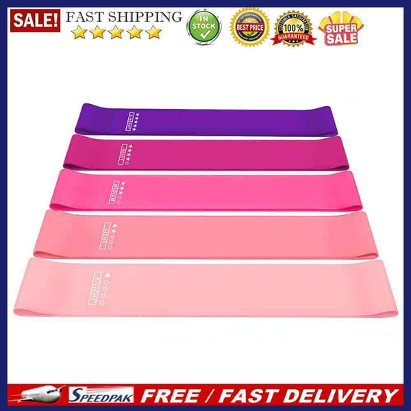 5pcs Gym Exercise Resistance Band Belt Women Indoor Yoga Workout Fitness Ro