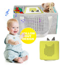 3 Grids Felt Storage Basket - Soft Kid Audio Toys Storage Containers (Blue)