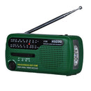 DE13 Flashlight FM AM SW Dynamo Solar Power Emergency Radio World Receiver