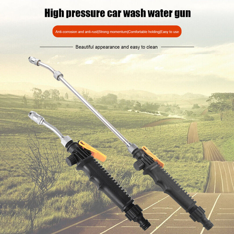 High Pressure Garden Watering Hose Spray Wand Nozzle Car Washer Water Gun