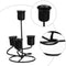 Wrought Iron Candelabra Metal Candle Stands Modern Style Candle Holders