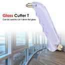 Grip 0iled Glass Cutter Tungsten Carbide Stained Tools for 1-15mm Cutting Newly