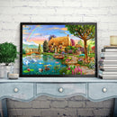 Country House Farmhouse Daily Diamond Painting Kits Full Round Drill Wall Decor